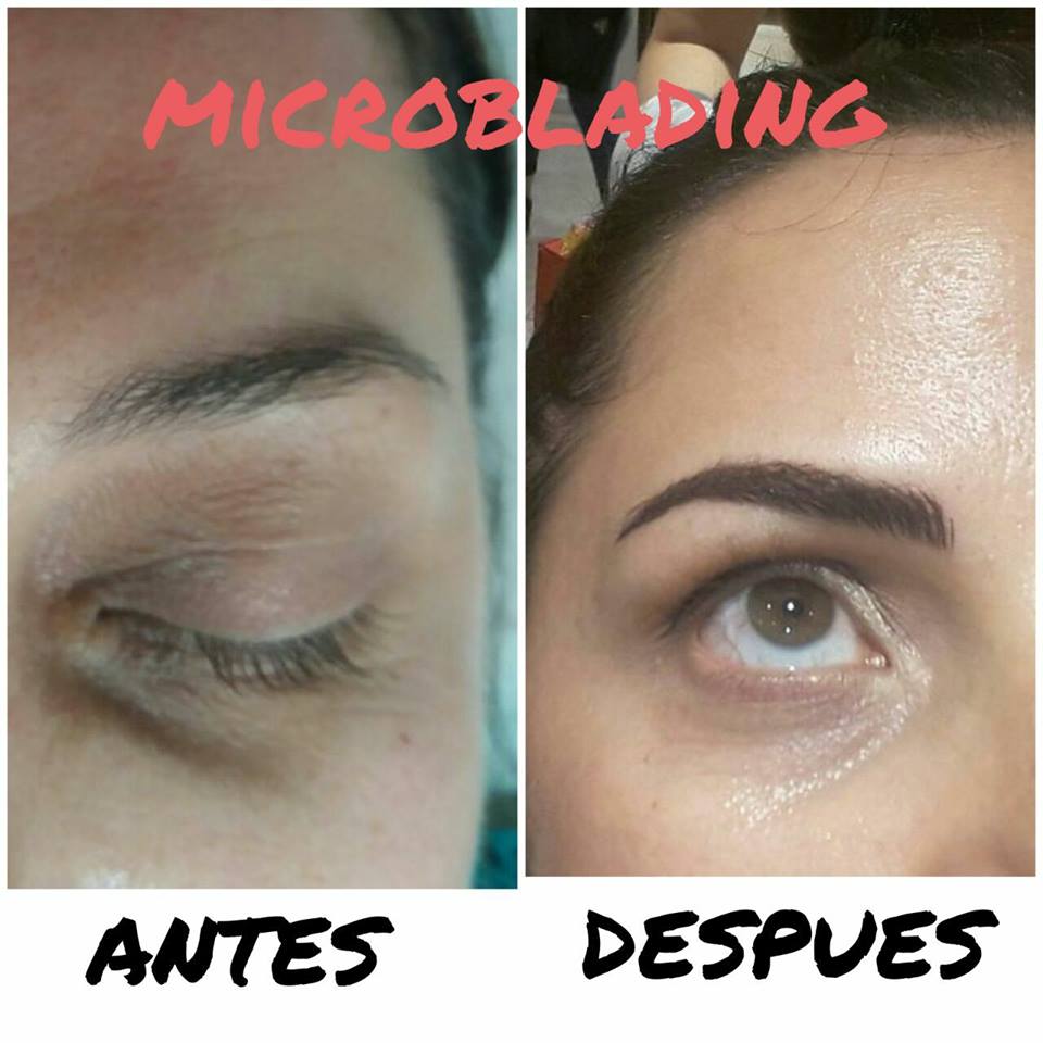 Resultado hiperrealista de microblading pelo por pelo y diseño de cejas en Resistencia Chaco